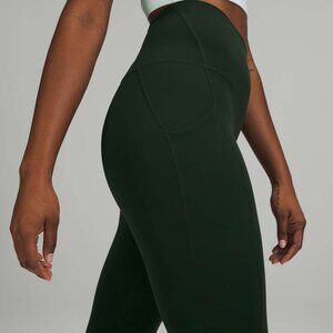 NWT Lululemon Align High-Rise Pant 25" *Pockets, Sz 6, Rainforest Green